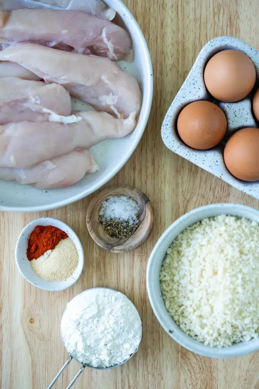 Chicken Tender Breadcrumb ingredients