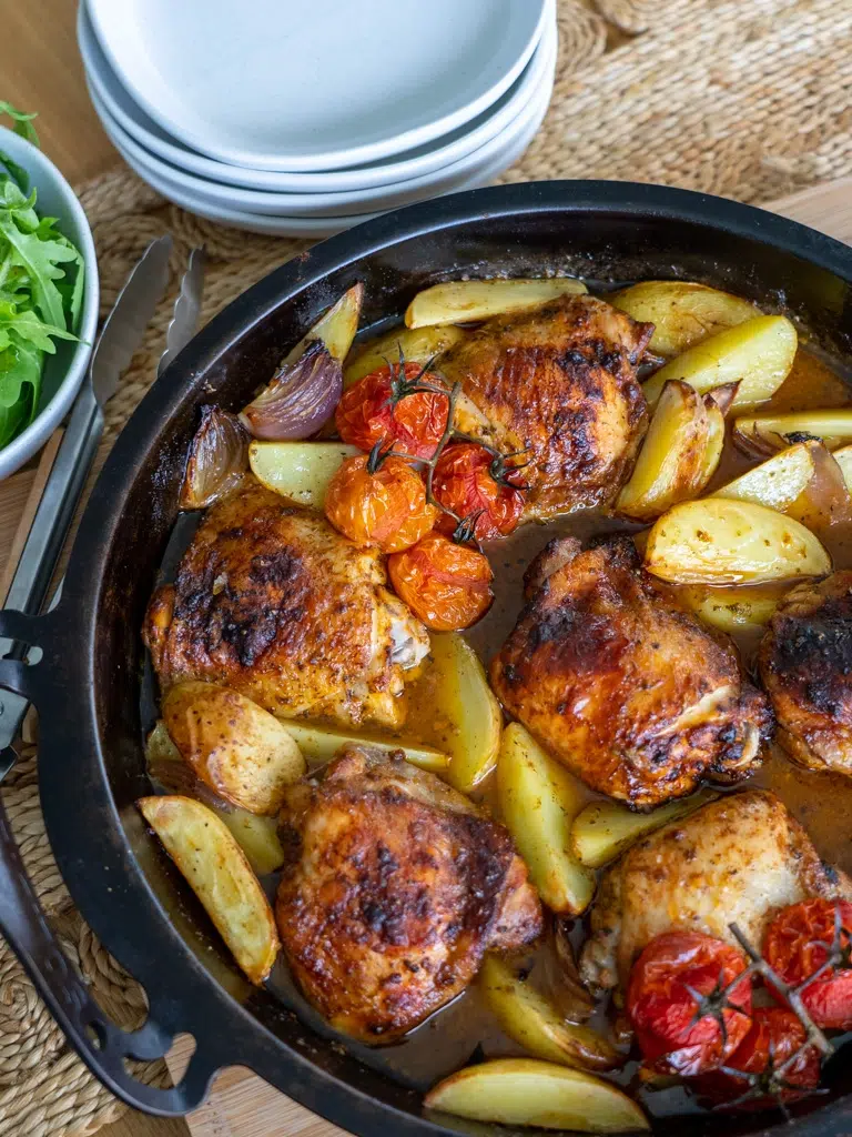 Mediterranean Chicken Tray Bake